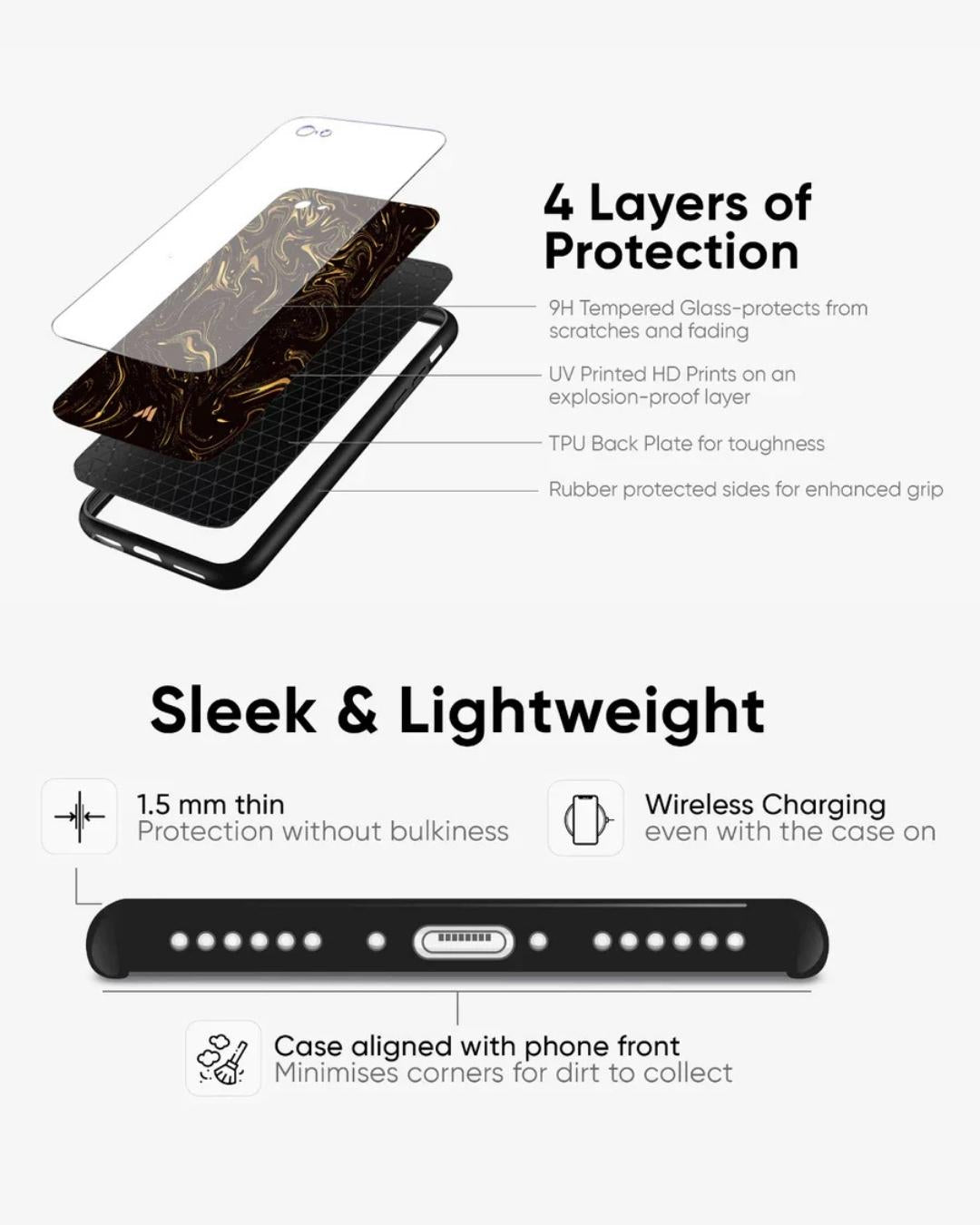 EleVibe Printed Glass Case