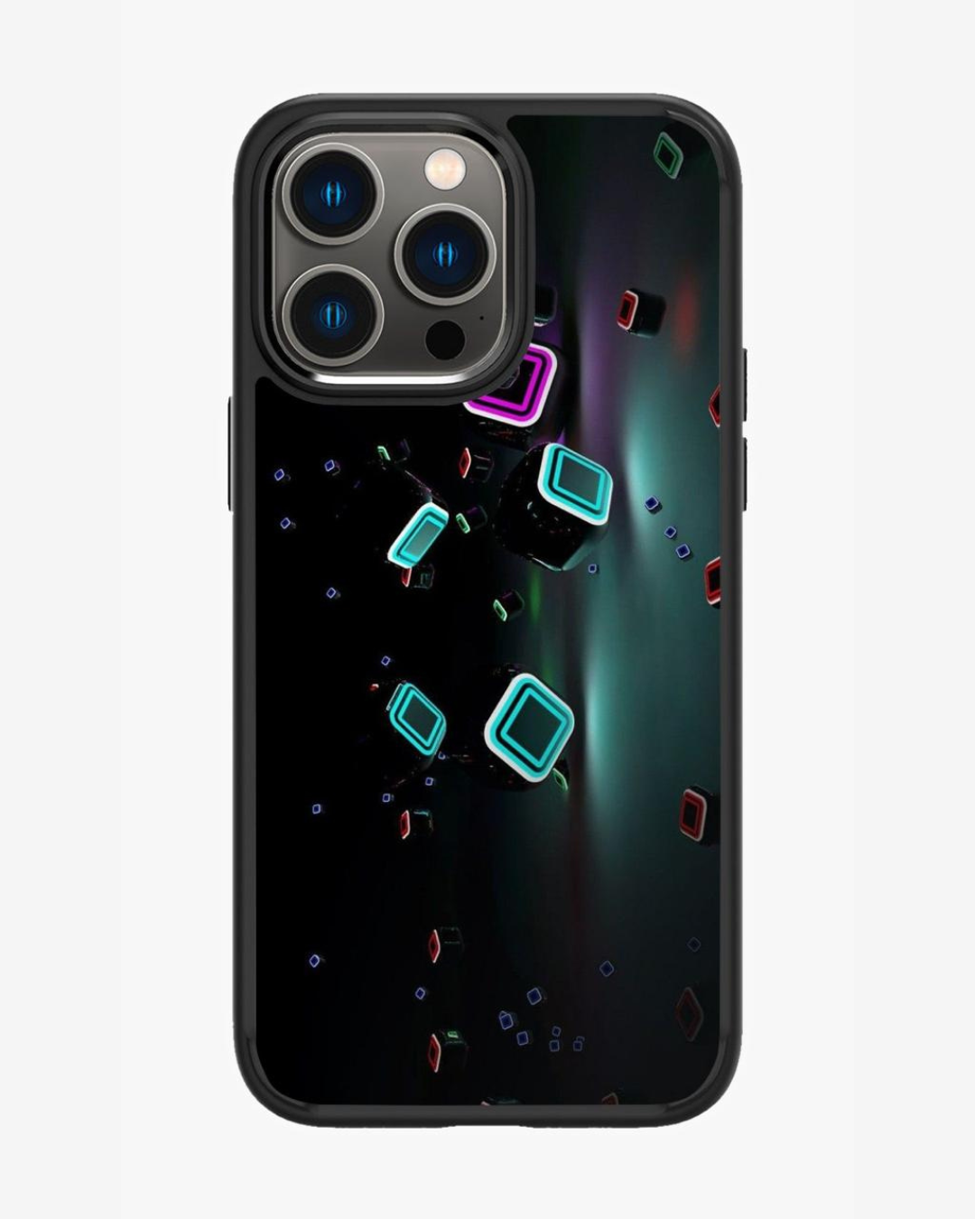 Colourful Buttons Printed Glass Case