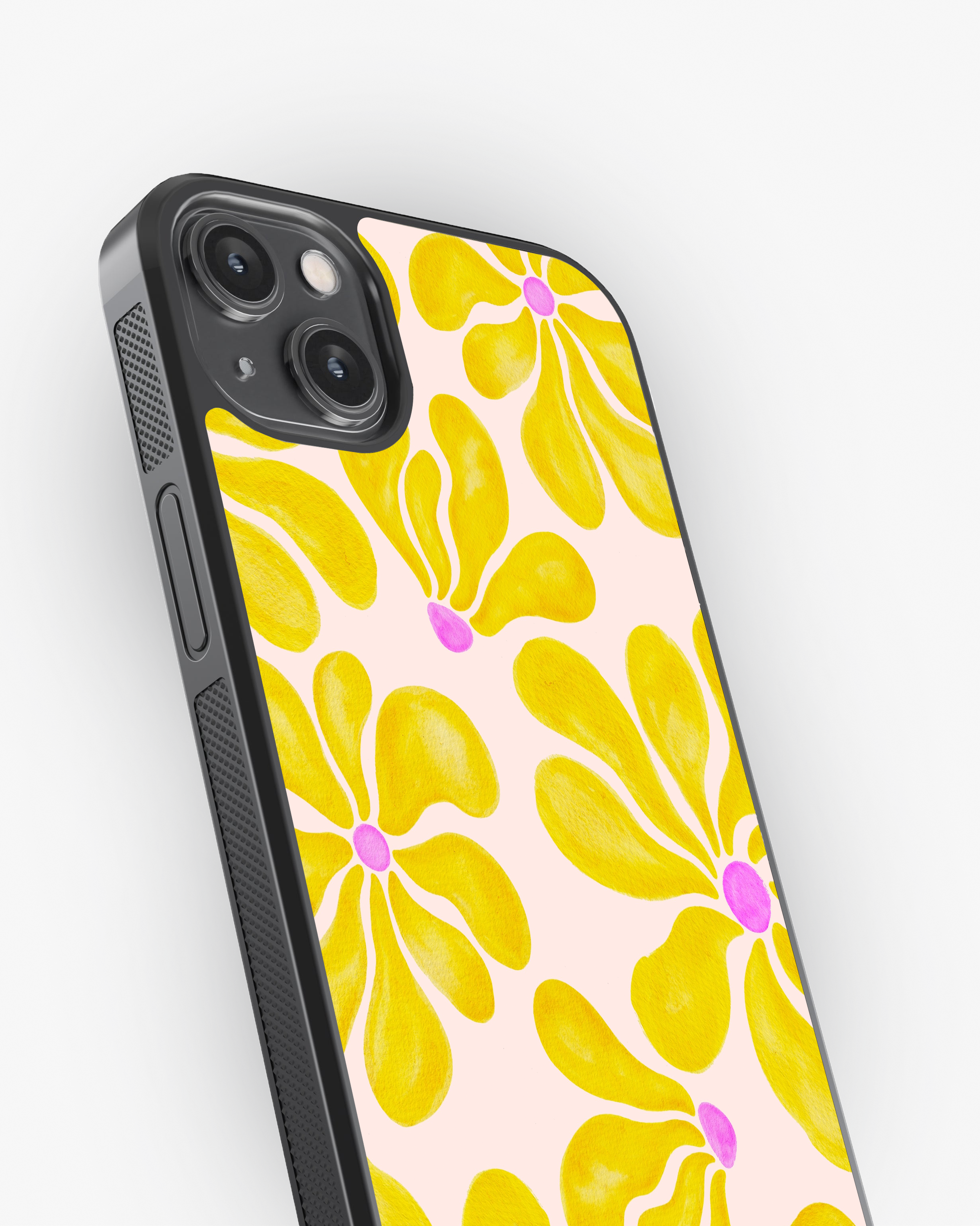 Butter Bloom Glass Case