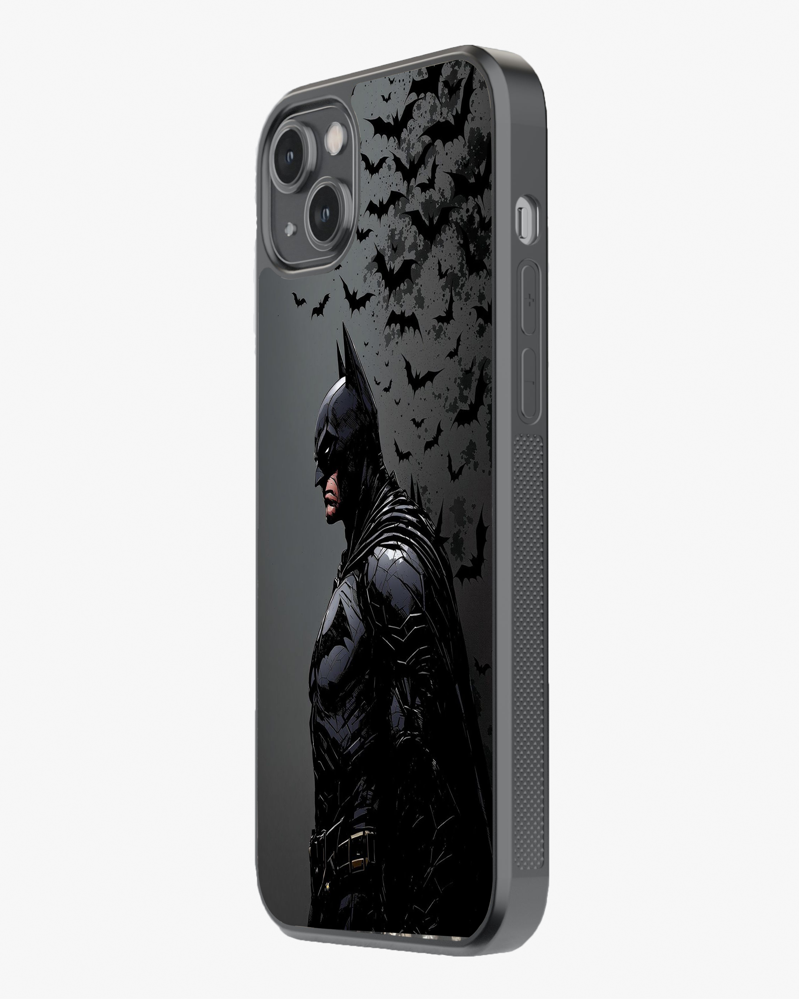 Shadow Knight with Bats Phone Cover Glass Case