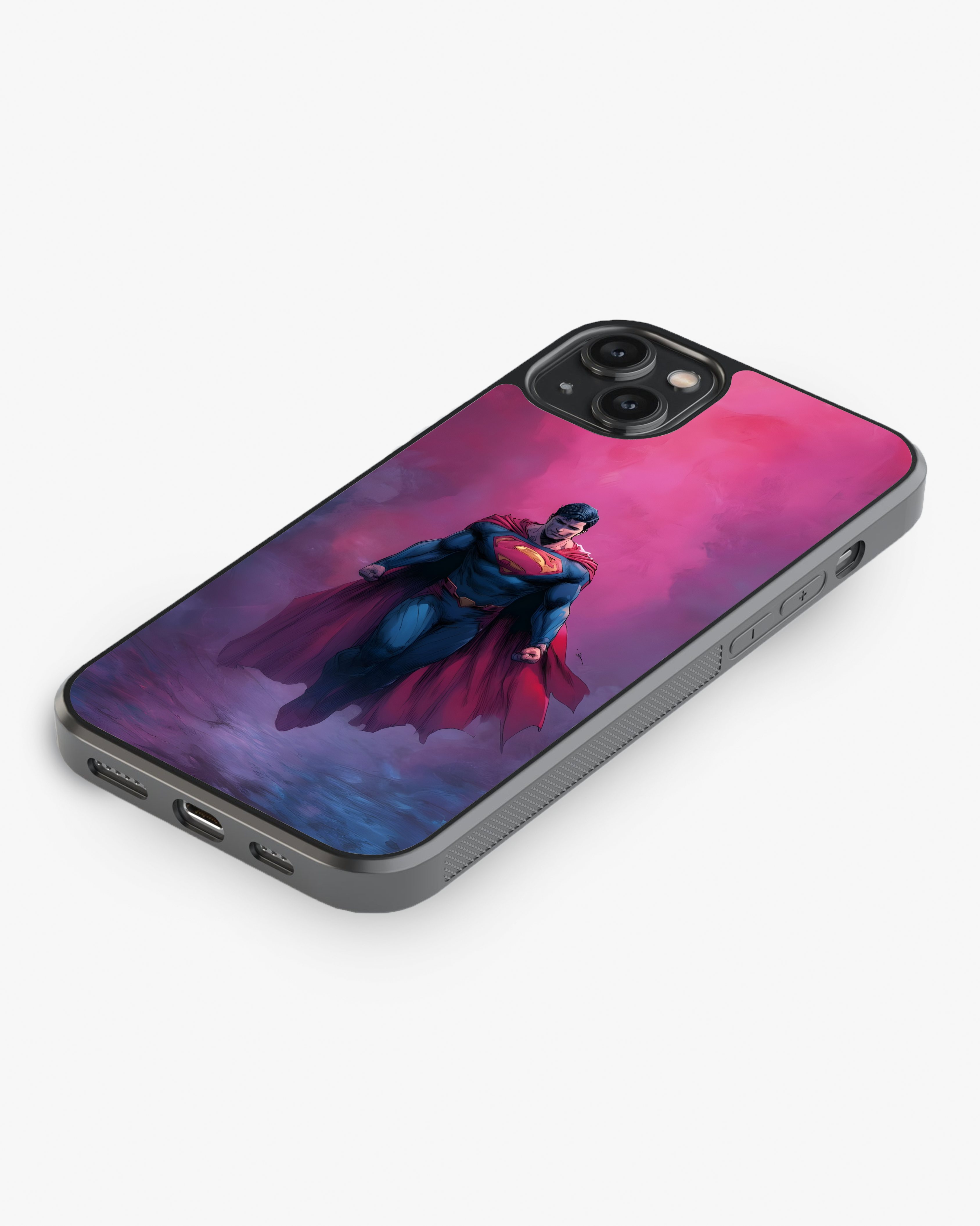 Superman Power Mode Mobile Cover Glass Case