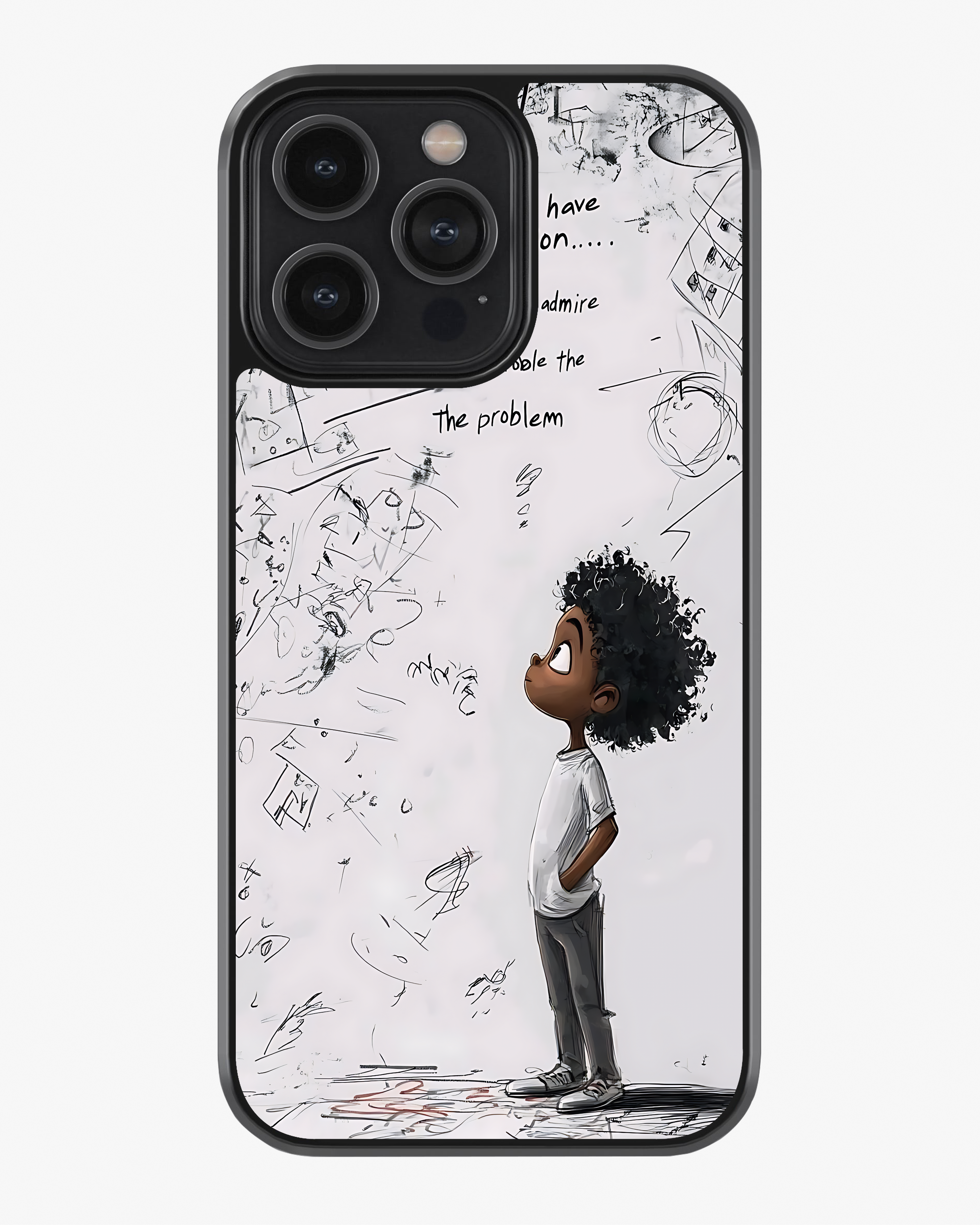 Creative Mind Sketch Illustration Phone Cover Glass Case