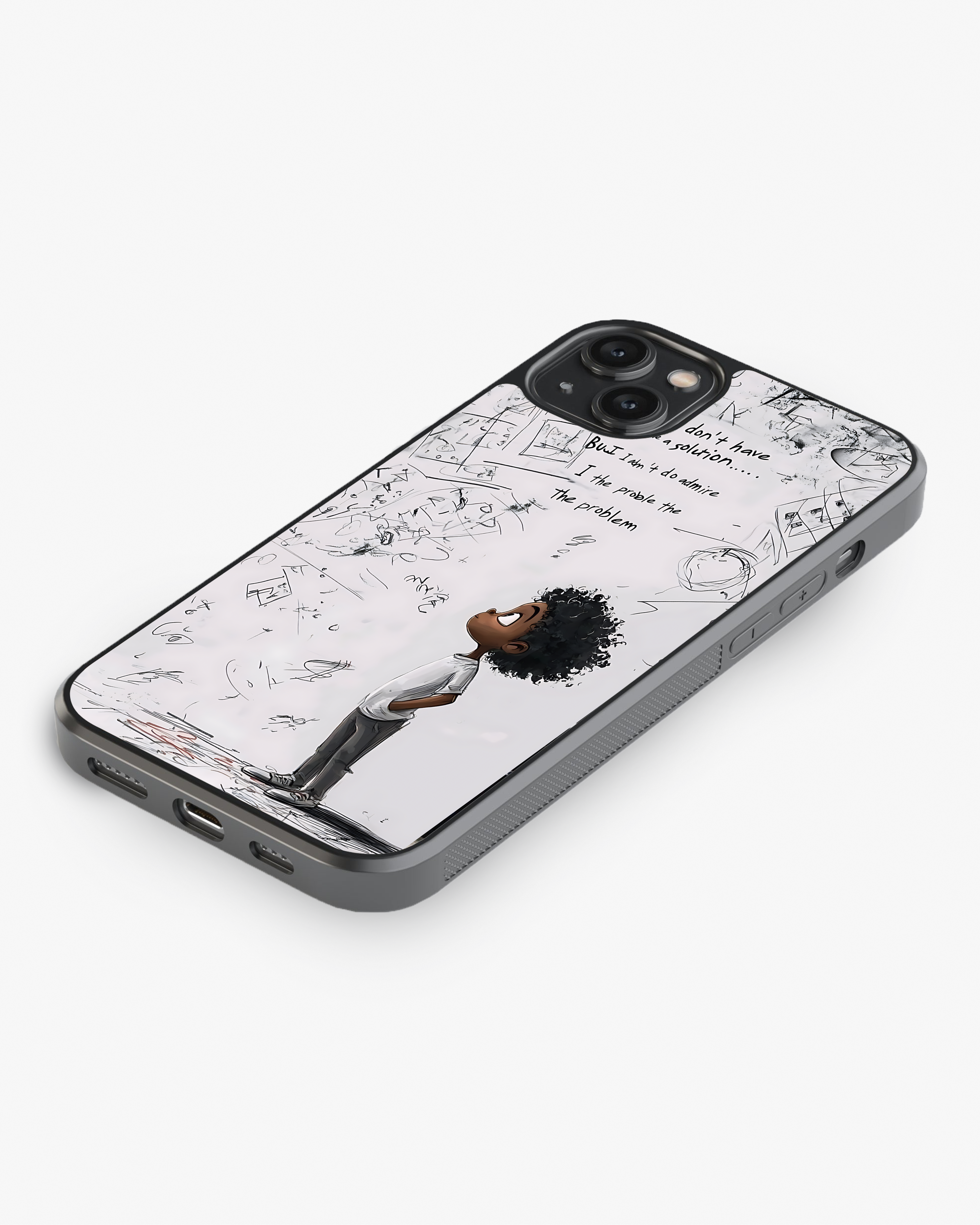 Creative Mind Sketch Illustration Phone Cover Glass Case