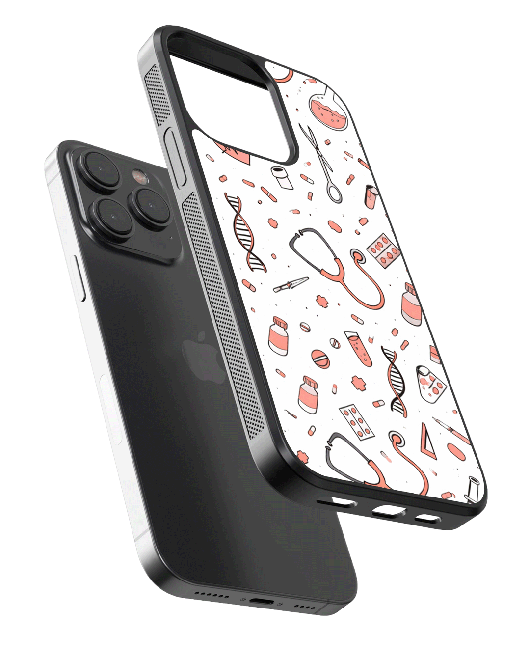 Medical Aesthetic Pattern Glass Case