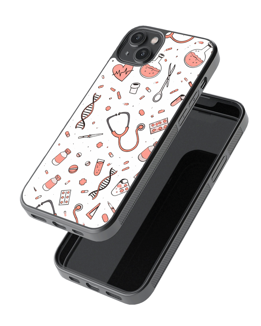 Medical Aesthetic Pattern Glass Case