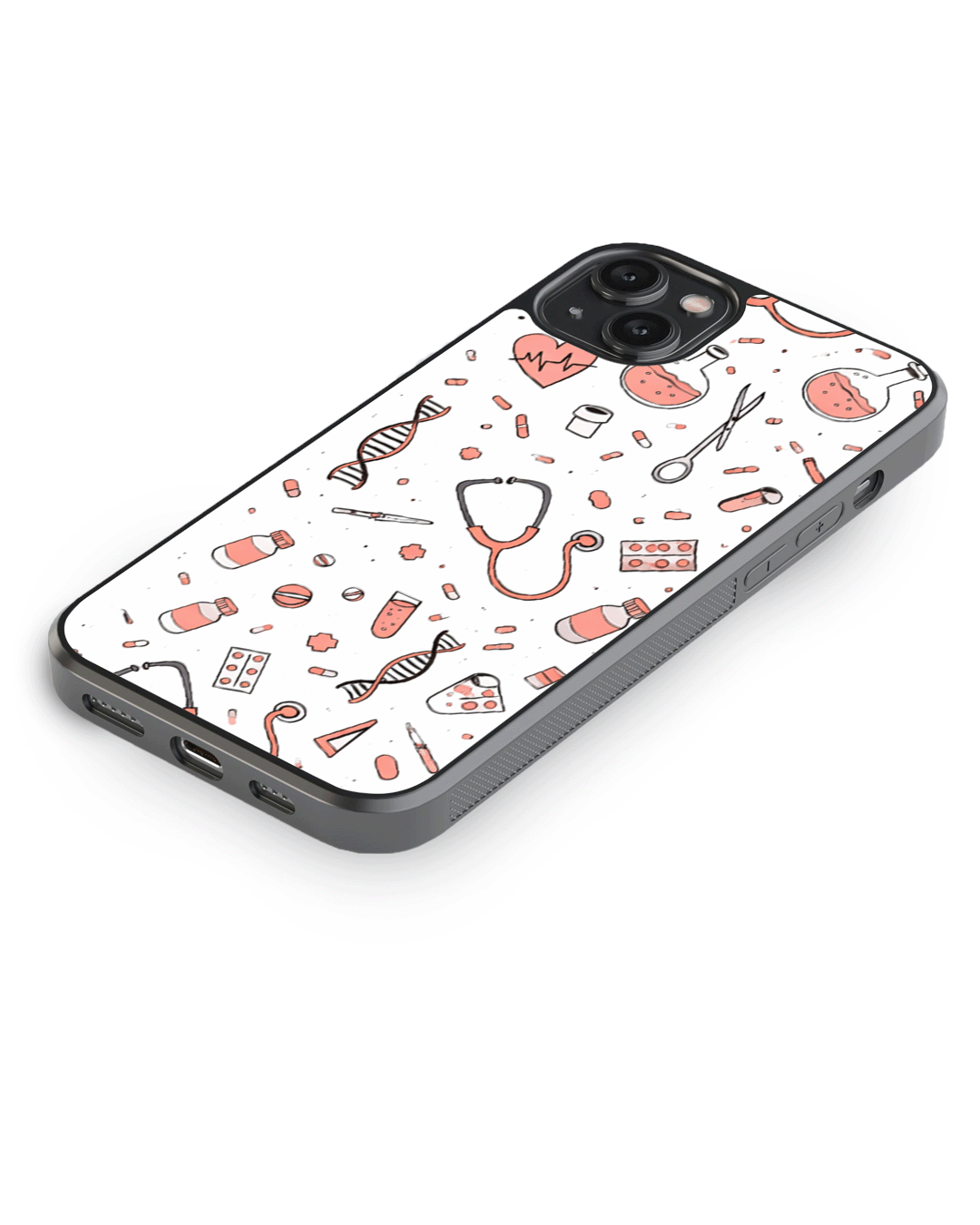 Medical Aesthetic Pattern Glass Case