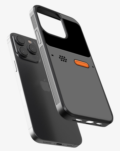 RetroBot Printed Glass Case