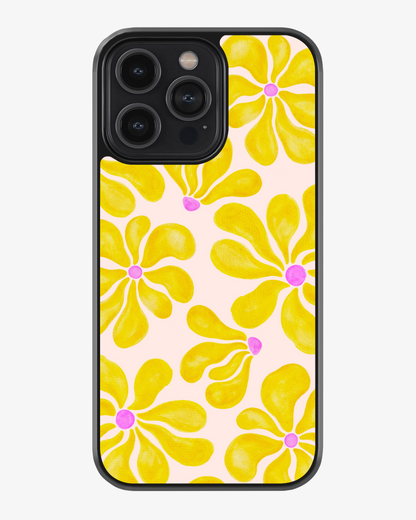 Butter Bloom Glass Case