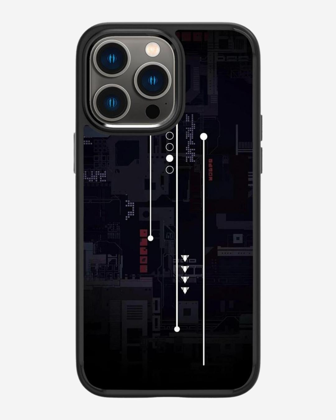 Matrix Printed Glass Case