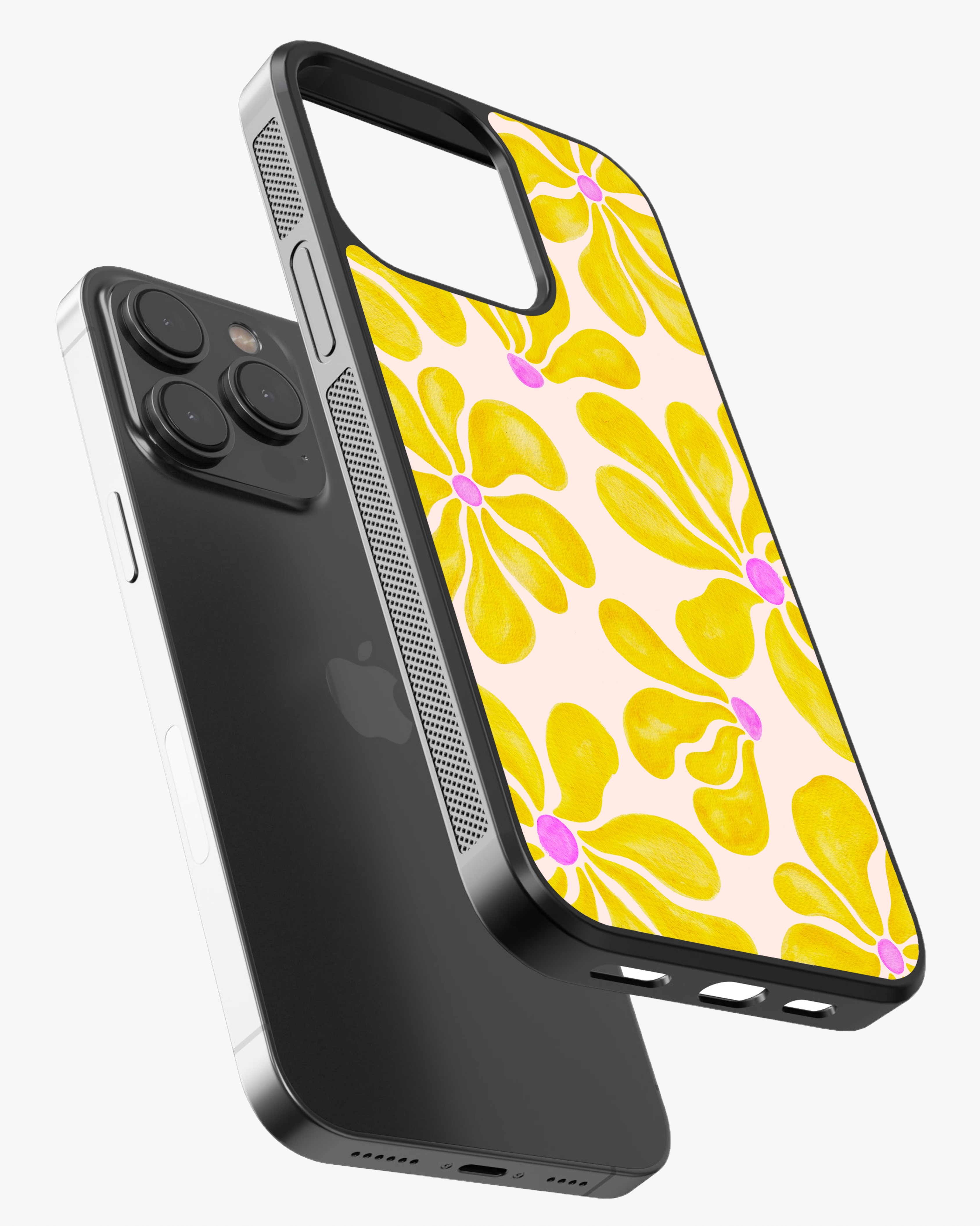 Butter Bloom Glass Case