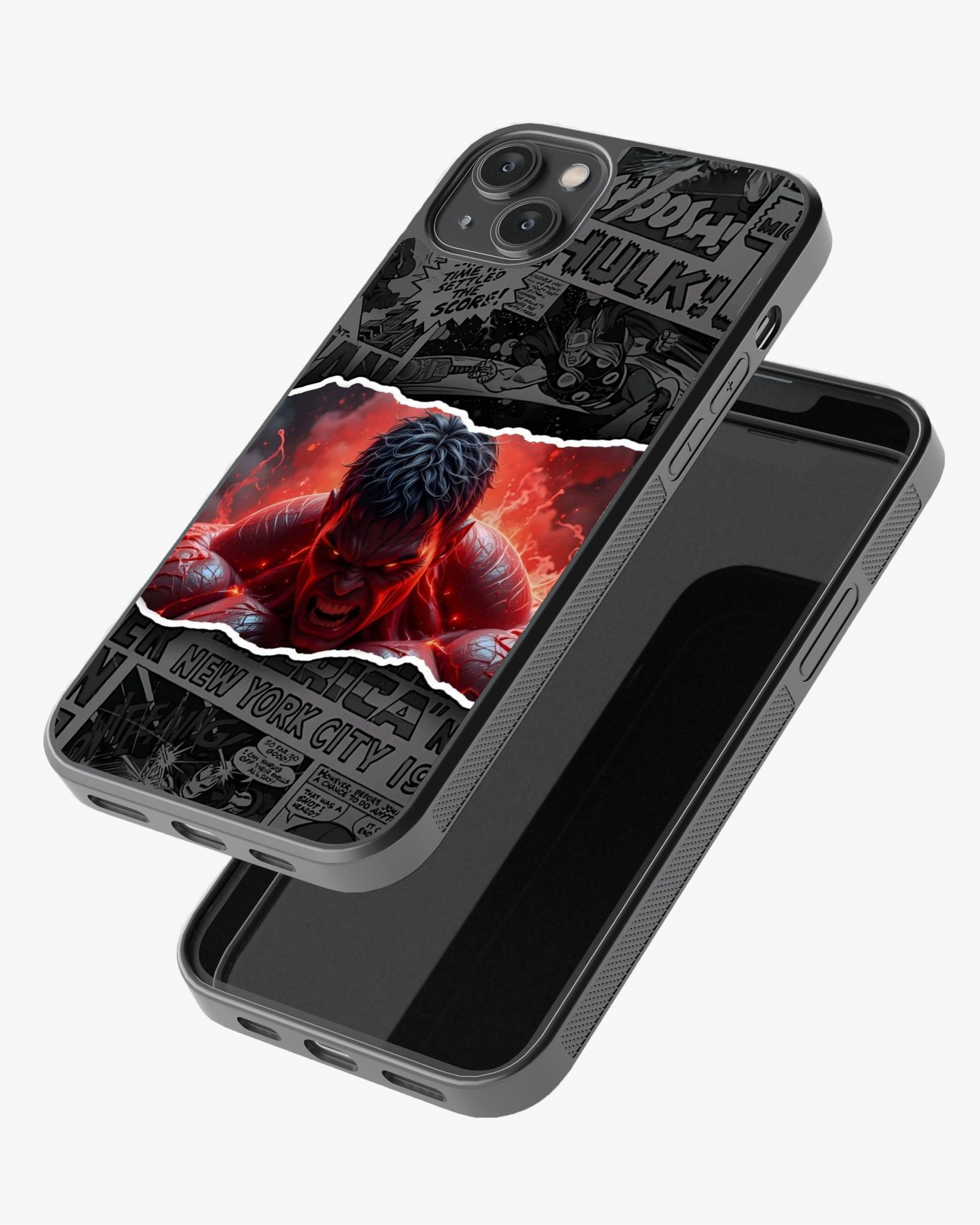 Red Hulk Glass Case