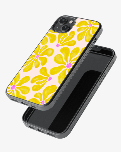 Butter Bloom Glass Case