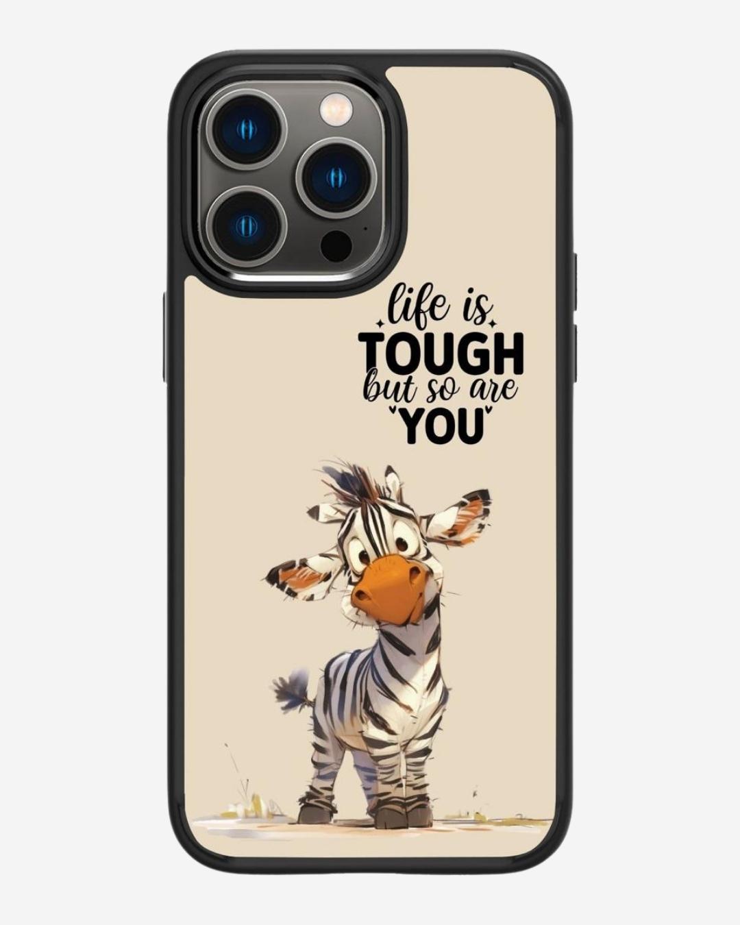 Zebrave Printed Glass Case