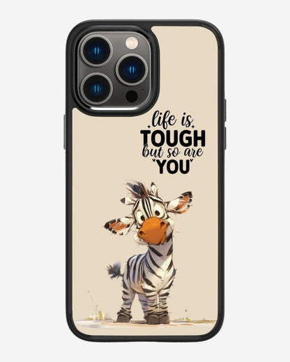 Zebrave Printed Glass Case