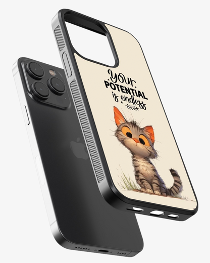 Whisker Printed Glass Case