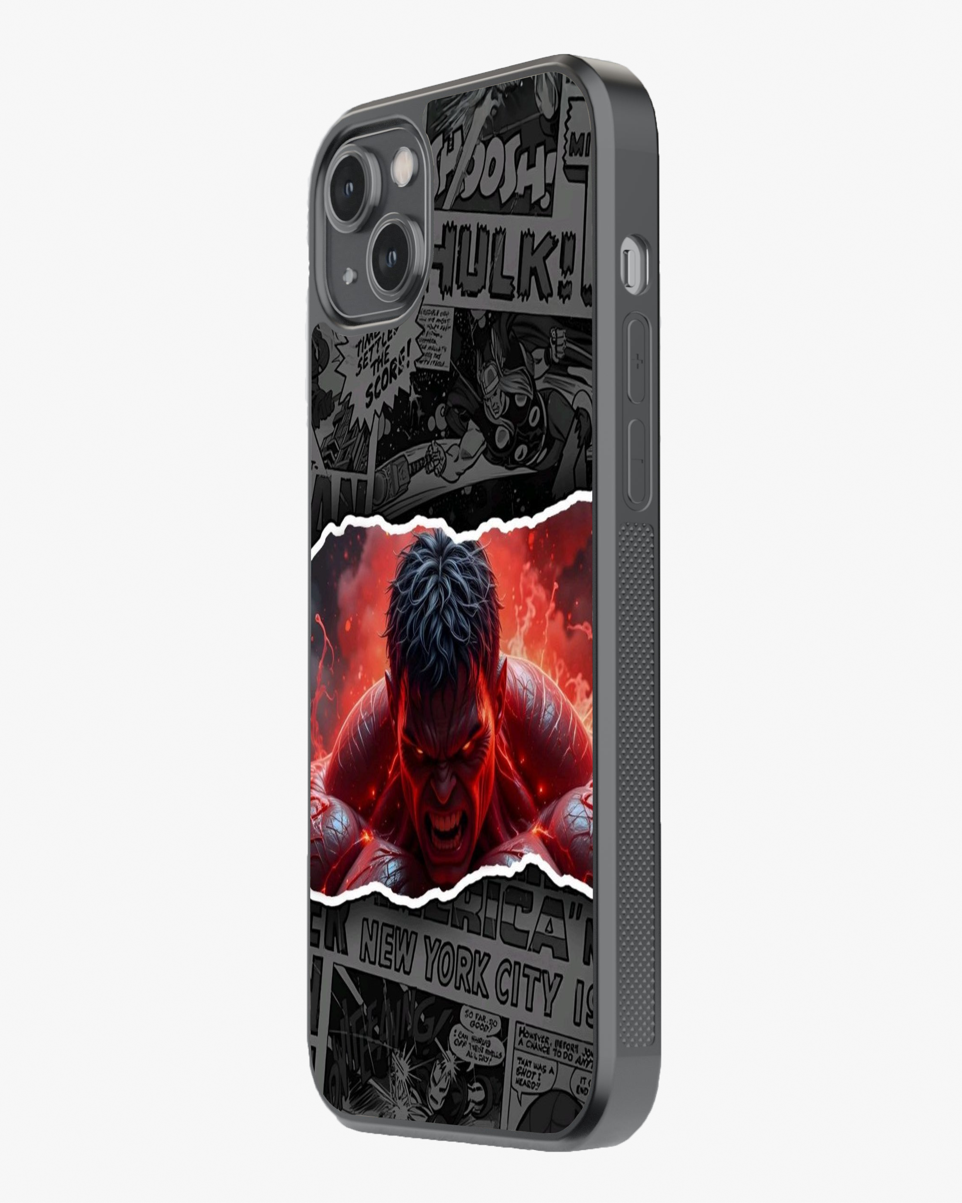 Red Hulk Glass Case
