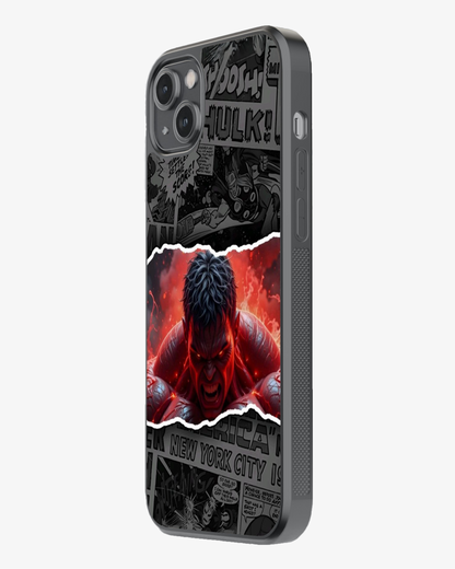 Red Hulk Glass Case
