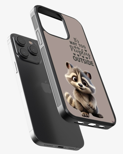 AntiSocial Printed Glass Case