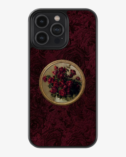 Vintage Red Roses – Royal Floral Art Premium Phone Cover Glass Case