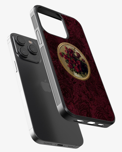 Vintage Red Roses – Royal Floral Art Premium Phone Cover Glass Case