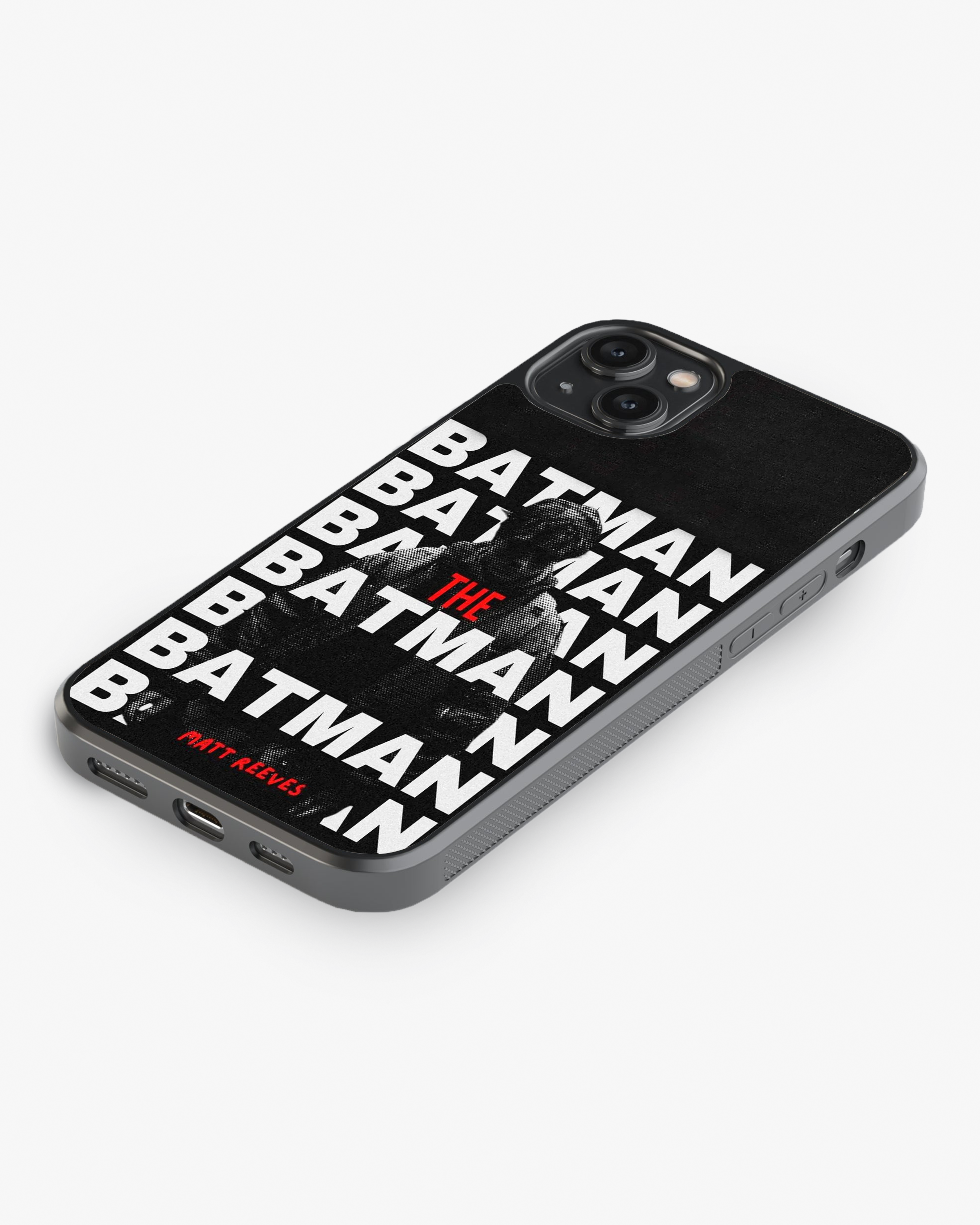 The Batman Typography Edition Phone Cover Glass Case