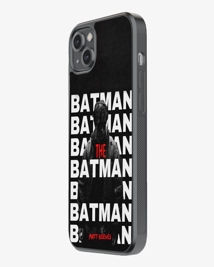 The Batman Typography Edition Phone Cover Glass Case
