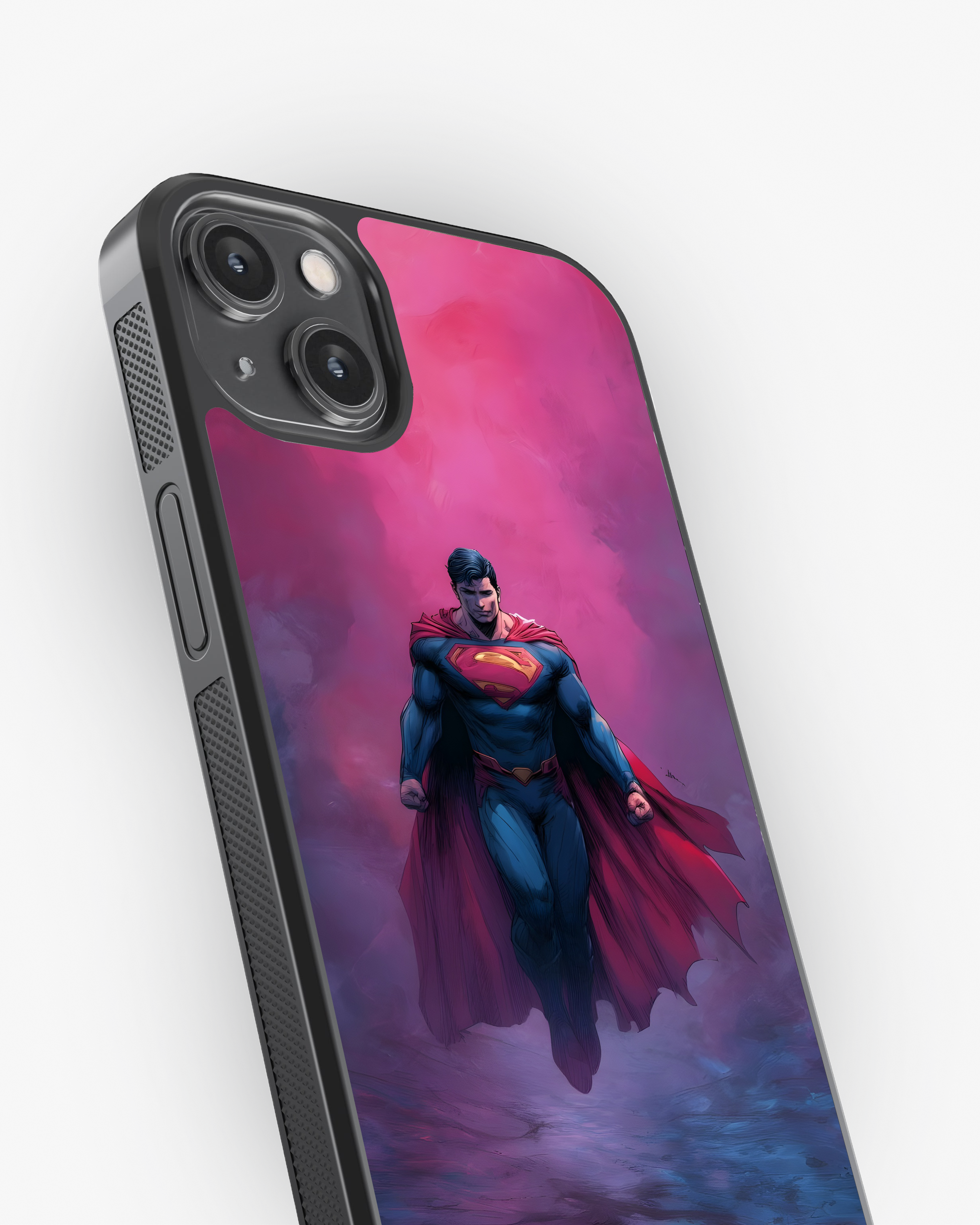 Superman Power Mode Mobile Cover Glass Case