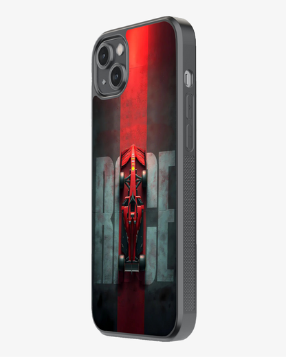 Red Formula Racing Car Premium Phone Cover Glass Case